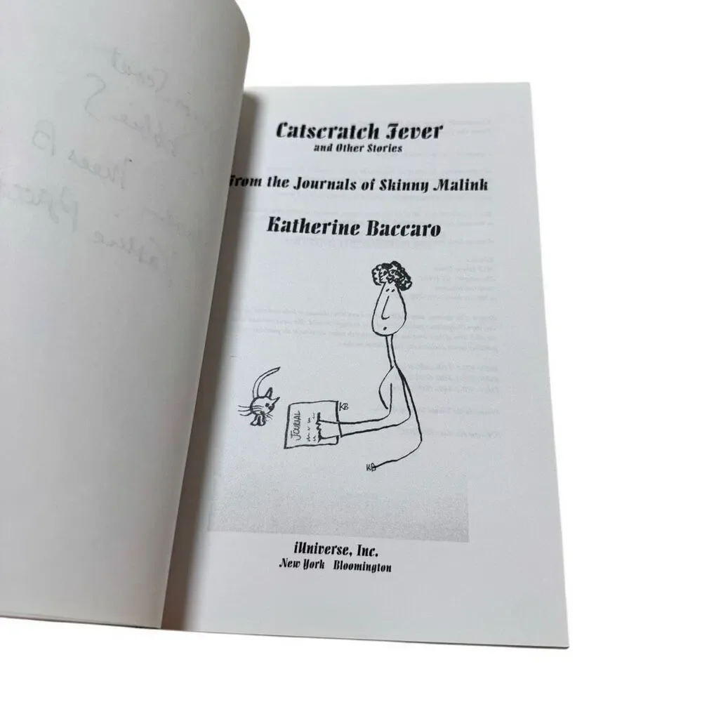 Catscratch Fever and Other Stories: From the Journals of Skinny Malink SIGNED